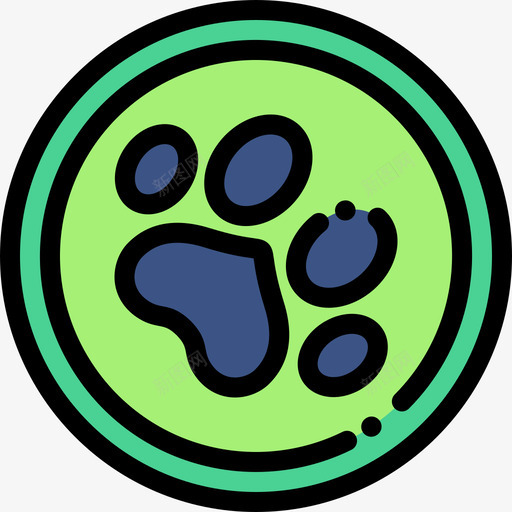 Pet信号投射线性颜色图标svg_新图网 https://ixintu.com Pet 信号投射 线性颜色