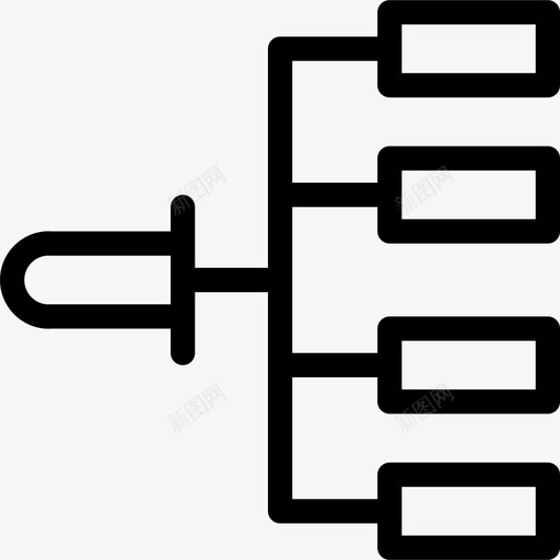 层次结构编码15线性图标svg_新图网 https://ixintu.com 层次结构 线性 编码15