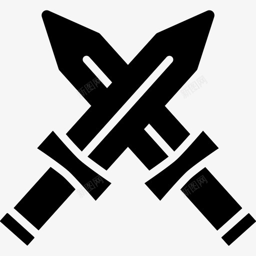 剑游戏9填充图标svg_新图网 https://ixintu.com 剑 填充 游戏9