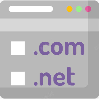 网页域名网页和搜索引擎优化4平面图标图标