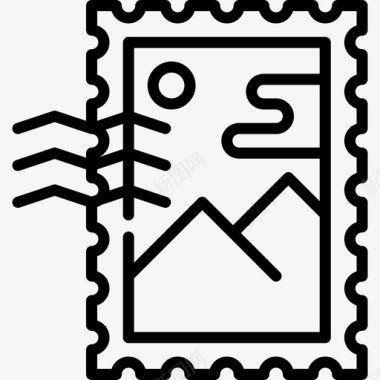 邮票电子邮件10直邮图标图标