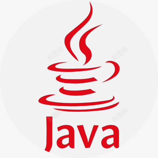 Java软件开发徽标平面图标svg_新图网 https://ixintu.com Java 平面 软件开发徽标