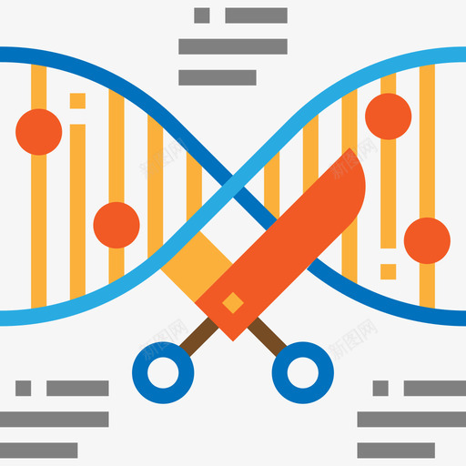 Dna科学48平面图图标svg_新图网 https://ixintu.com Dna 平面图 科学48