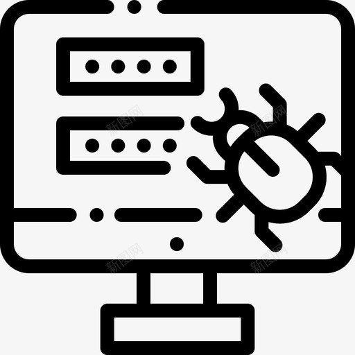 密码黑客16线性图标svg_新图网 https://ixintu.com 密码 线性 黑客16