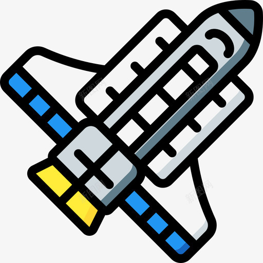 航天飞机54号航天飞机线性颜色图标svg_新图网 https://ixintu.com 54号航天飞机 线性颜色 航天飞机