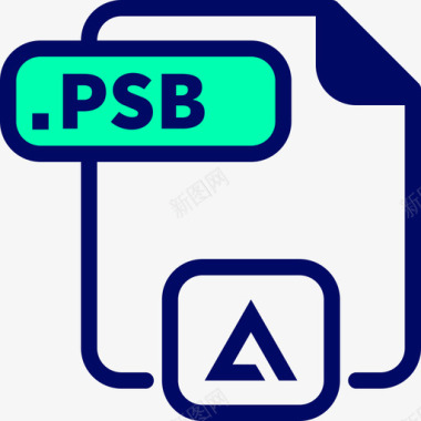 Psb24号文件绿影图标图标
