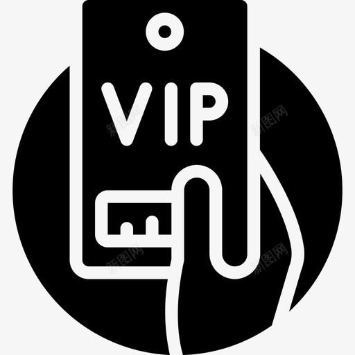 Vip节日4填充图标svg_新图网 https://ixintu.com Vip 填充 节日4