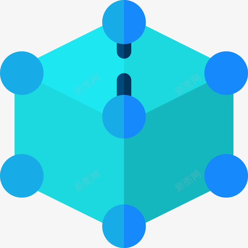 立方体网络维护7平面图标svg_新图网 https://ixintu.com 平面 立方体 网络维护7