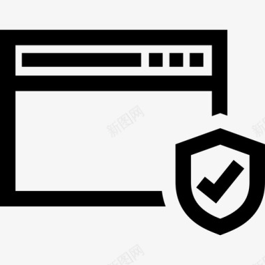 安全浏览器受保护网络图标图标