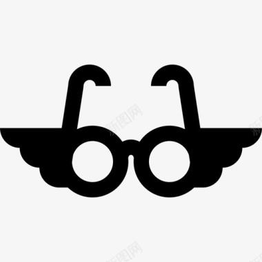 眼镜摇滚乐7装满图标图标