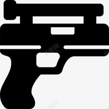 枪武器装满图标图标