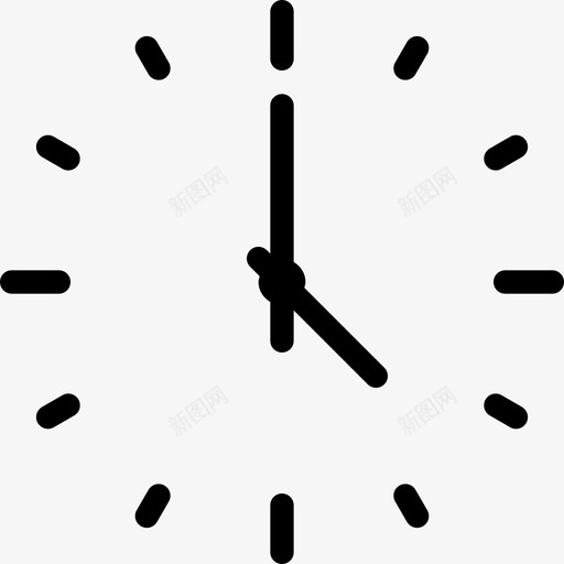 时钟时间日历线性图标svg_新图网 https://ixintu.com 时钟 时间日历 线性
