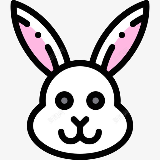 兔子动物园5线性颜色图标svg_新图网 https://ixintu.com 兔子 动物园5 线性颜色