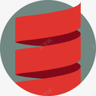 Scala软件开发徽标flat图标图标
