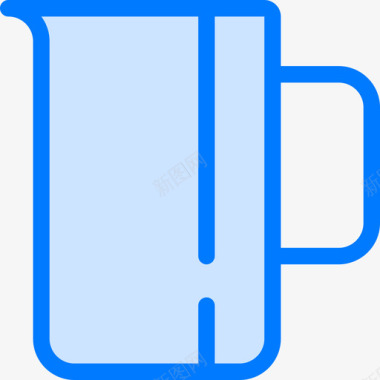 罐子饮料8蓝色图标图标