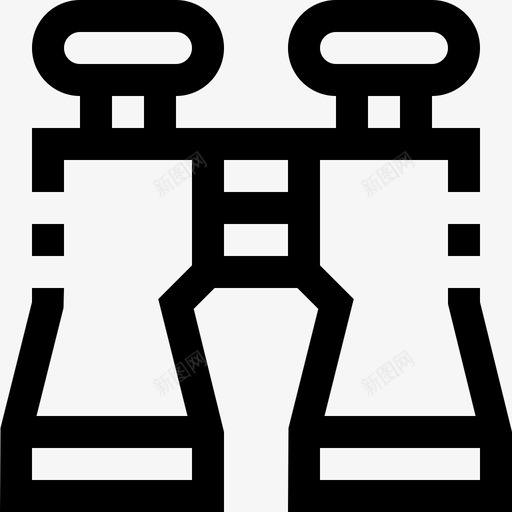 双筒望远镜旅游和酒店直线图标svg_新图网 https://ixintu.com 双筒望远镜 旅游和酒店 直线