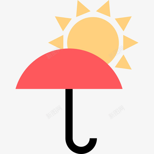 雨伞65号天气平坦图标svg_新图网 https://ixintu.com 65号天气 平坦 雨伞