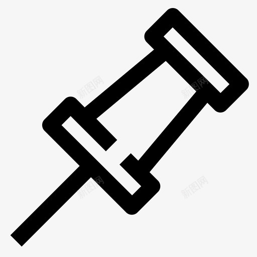 pin收藏夹界面图标svg_新图网 https://ixintu.com pin 基本用户界面行 帖子 收藏夹 用户 界面