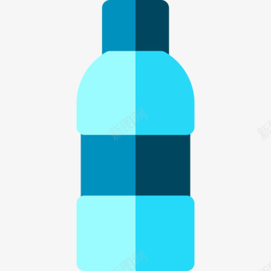 水瓶野餐26扁平图标图标