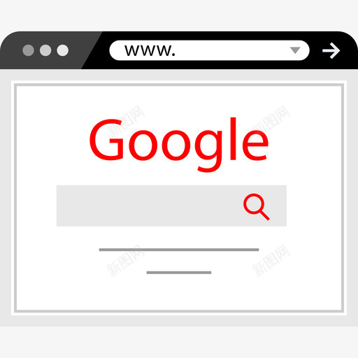 浏览器互联网搜索引擎优化营销2平面图标svg_新图网 https://ixintu.com 互联网搜索引擎优化营销2 平面 浏览器