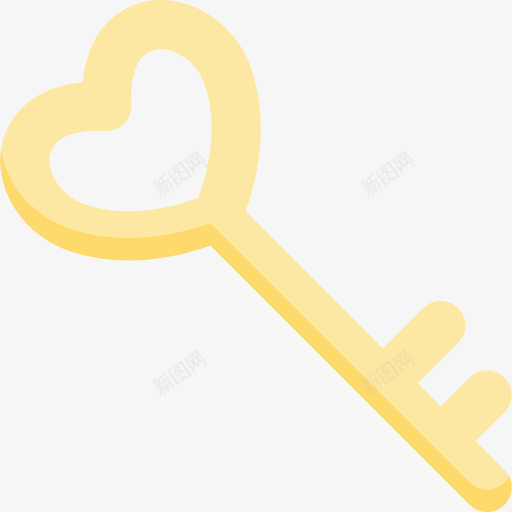 钥匙爱34平的图标svg_新图网 https://ixintu.com 平的 爱34 钥匙