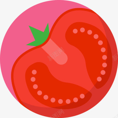 番茄水果蔬菜图标图标