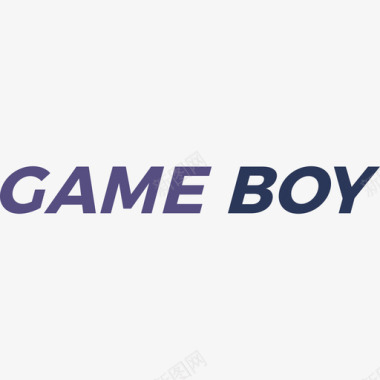 GameBoy视频游戏徽标4扁平图标图标