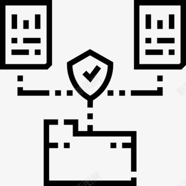 文件夹internet安全32线性图标图标