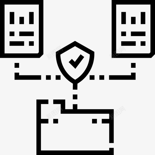 文件夹internet安全32线性图标svg_新图网 https://ixintu.com internet安全32 文件夹 线性