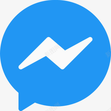Messenger社交媒体图标2扁平图标