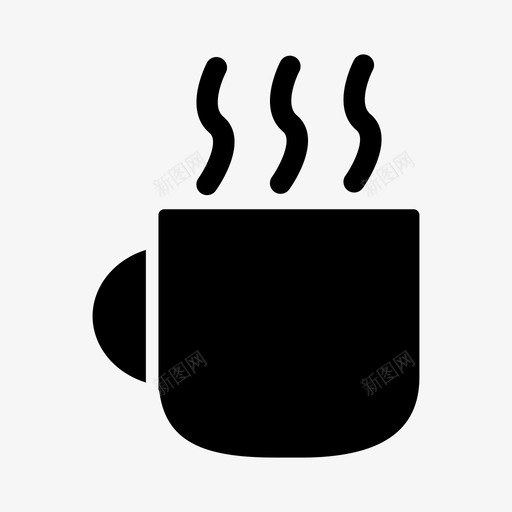 饮料咖啡杯子图标svg_新图网 https://ixintu.com ios用户界面 咖啡 开发 杯子 网页设计 饮料