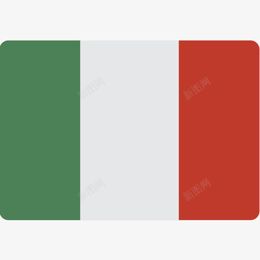 意大利国旗15平坦图标svg_新图网 https://ixintu.com 国旗15 平坦 意大利