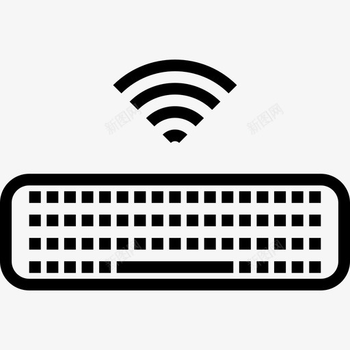 键盘计算机9线性图标svg_新图网 https://ixintu.com 线性 计算机9 键盘