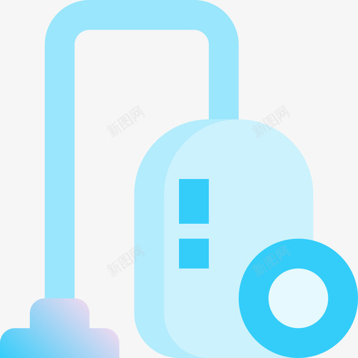 吸尘器清洁33蓝色图标svg_新图网 https://ixintu.com 吸尘器 清洁33 蓝色