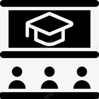 演示人力资源36填充图标图标