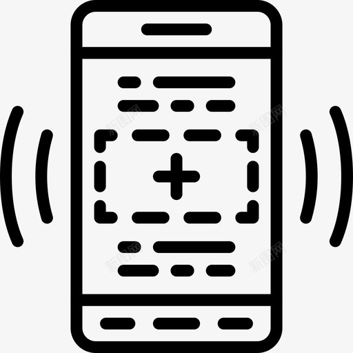 智能手机用户界面mobile3线性图标svg_新图网 https://ixintu.com 智能手机 用户界面mobile3 线性
