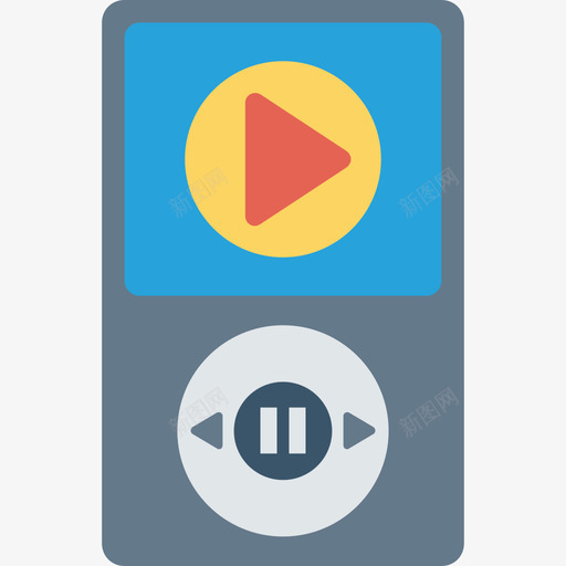 Ipod音乐音频和视频平板图标svg_新图网 https://ixintu.com Ipod 平板 音乐音频和视频