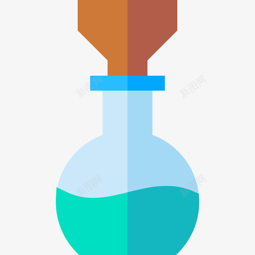 烧瓶化学12扁平图标svg_新图网 https://ixintu.com 化学12 扁平 烧瓶