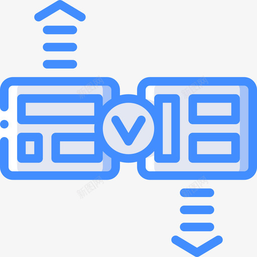 传输网络性能4蓝色图标svg_新图网 https://ixintu.com 传输 网络性能4 蓝色
