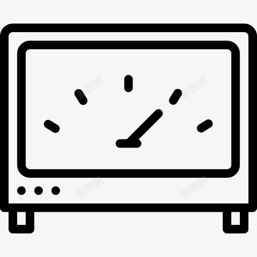 电压表科学17线性图标svg_新图网 https://ixintu.com 电压表 科学17 线性