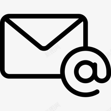 电子邮件电子邮件操作2线性图标图标