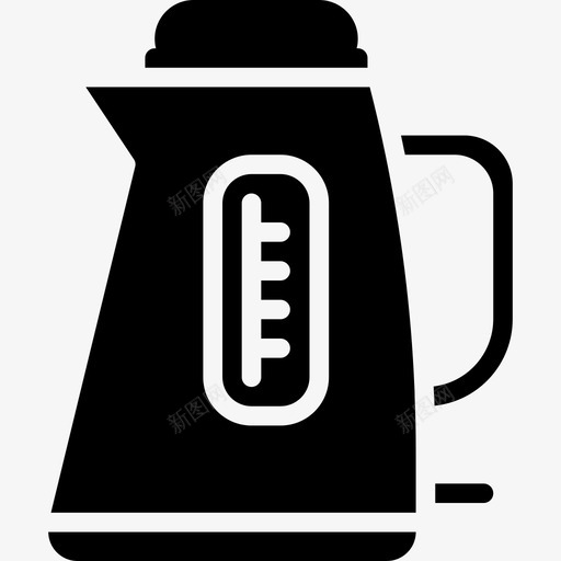 水壶家用电器2填充图标svg_新图网 https://ixintu.com 填充 家用电器2 水壶