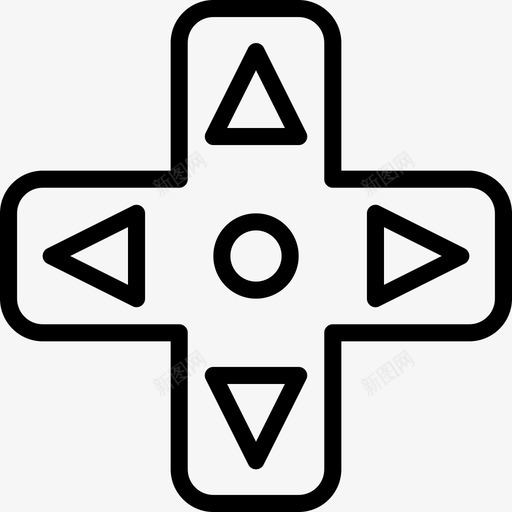 控制器视频游戏10线性图标svg_新图网 https://ixintu.com 控制器 线性 视频游戏10