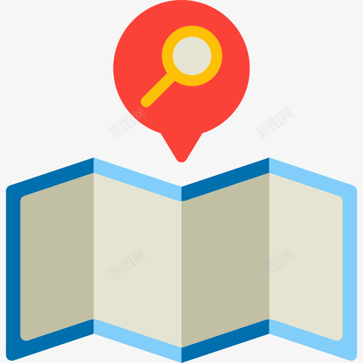 地图帮助和支持8平面图图标svg_新图网 https://ixintu.com 地图 帮助和支持8 平面图