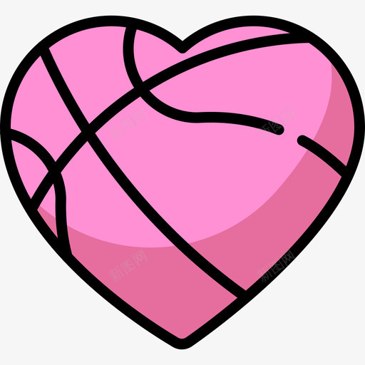 篮球篮球4线颜色图标svg_新图网 https://ixintu.com 篮球 篮球4 线颜色
