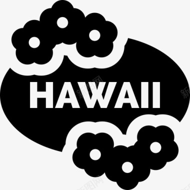 夏威夷夏威夷7已填充图标图标