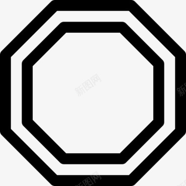停车交通标志3直线图标图标