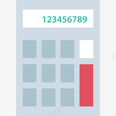 计算器银行和金融14单位图标图标