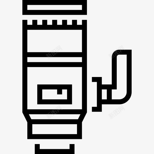 镜头摄影19线性图标svg_新图网 https://ixintu.com 摄影19 线性 镜头