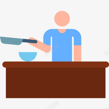 烹饪餐厅2颜色图标图标